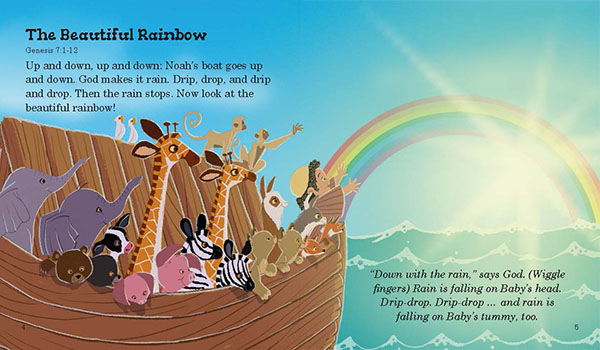 You 'n' Me Baby Bible - Noah's Ark spread